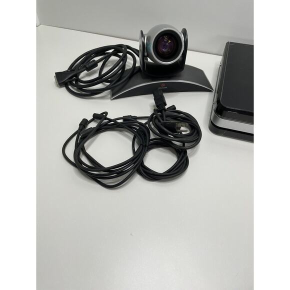 Polycom HDX 6000 Remote Video Conferencing Equipment Camera Speaker Untested - Picture 3 of 10
